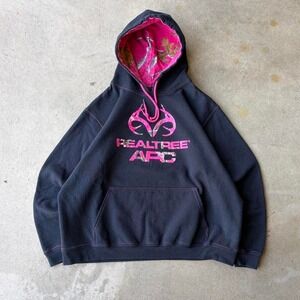 2000s realtree pink camo hoodie